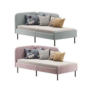 3D model Knisa medium blue Standard Single