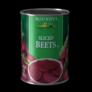 free canned beets 3d model