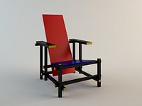 The Red and Blue Chair - Gerrit Rietveld