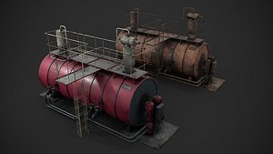 machinery device industrial 3D model