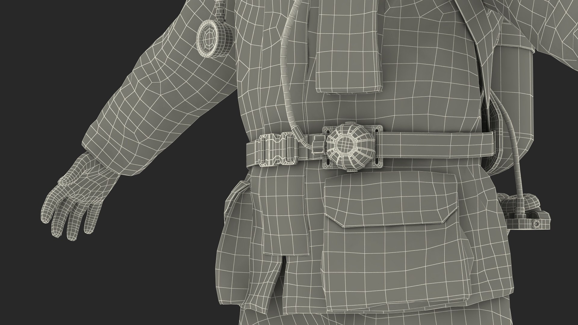 Fire And Rescue Service Uniform 3D Model - TurboSquid 2317752