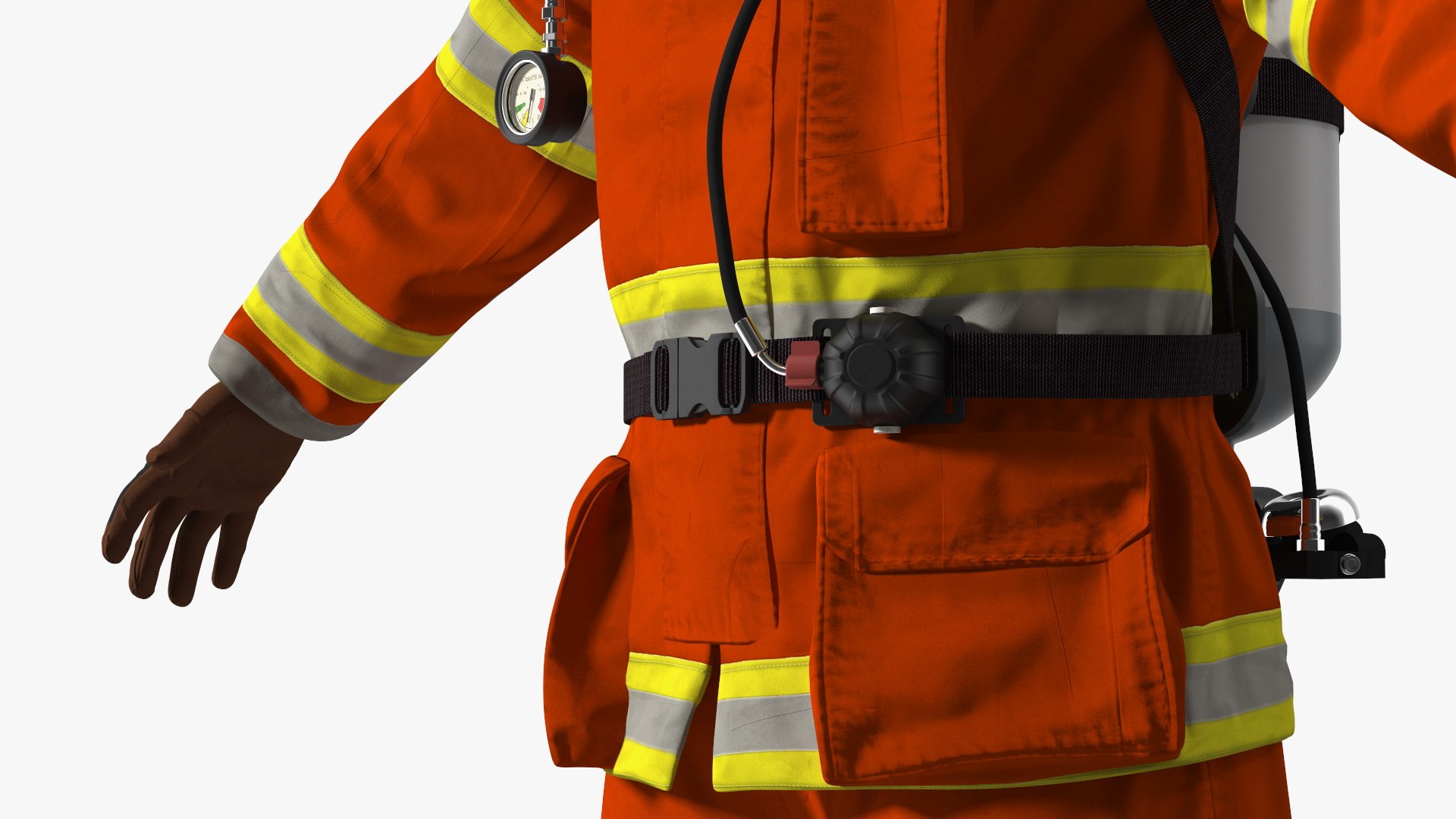 Fire And Rescue Service Uniform 3D Model - TurboSquid 2317752