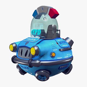 Flying sci-fi car