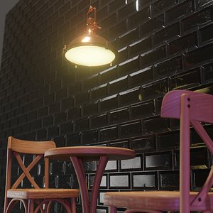 chair blender 3D model