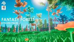 3D Fantasy Forest - Stylized Pack