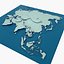 Mappa 3D Asia