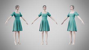 Dress 26 Dark Cyan