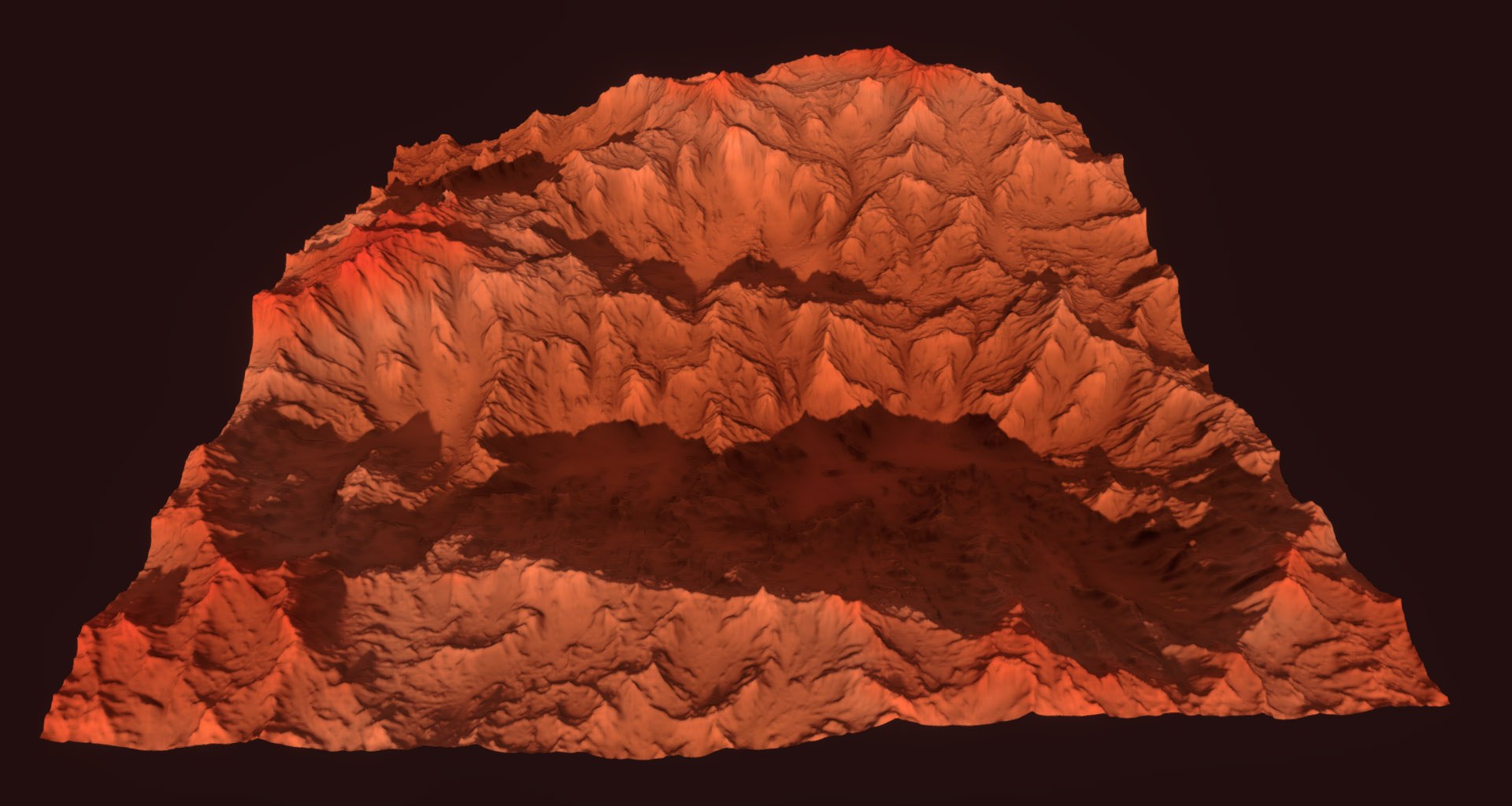 3D Mars Terrain - TurboSquid 1303218