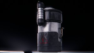 3D Scifi Grenade model