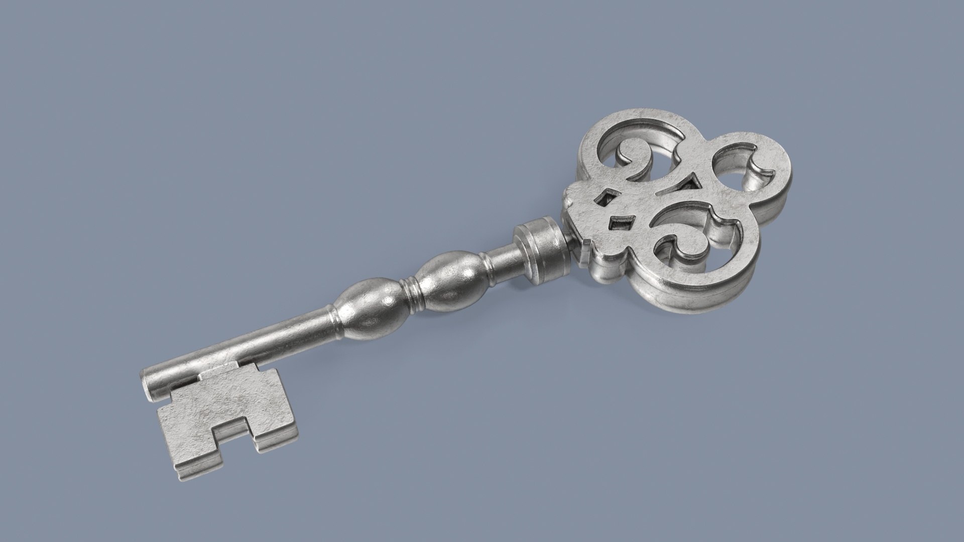 Key Silver 10 3D - TurboSquid 2005886
