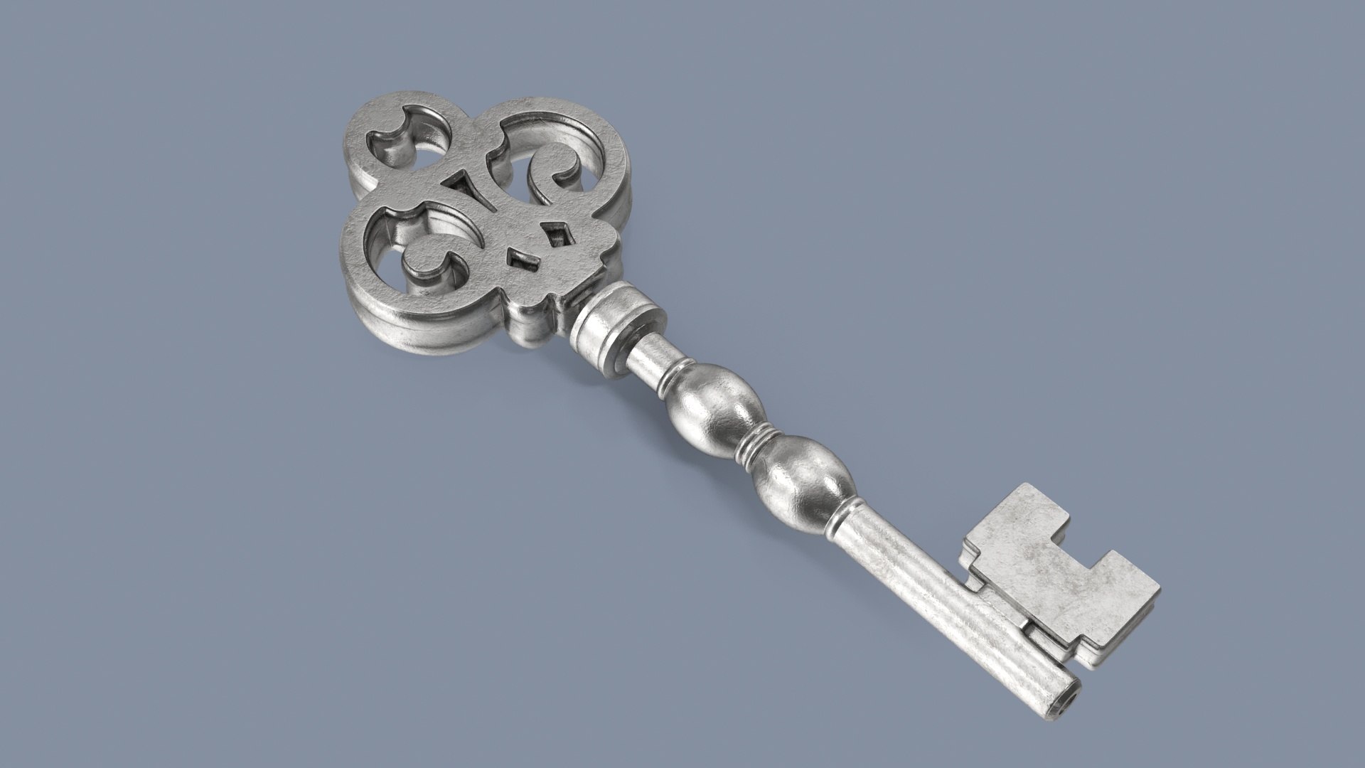 Key Silver 10 3D - TurboSquid 2005886