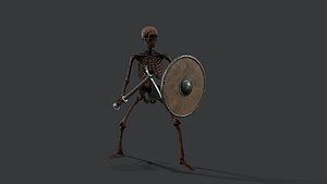 Skeleton warrior2 3D model