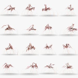 Alien plants set 014 3D model