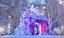 Christmas Forest  winter house