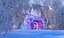 Christmas Forest  winter house