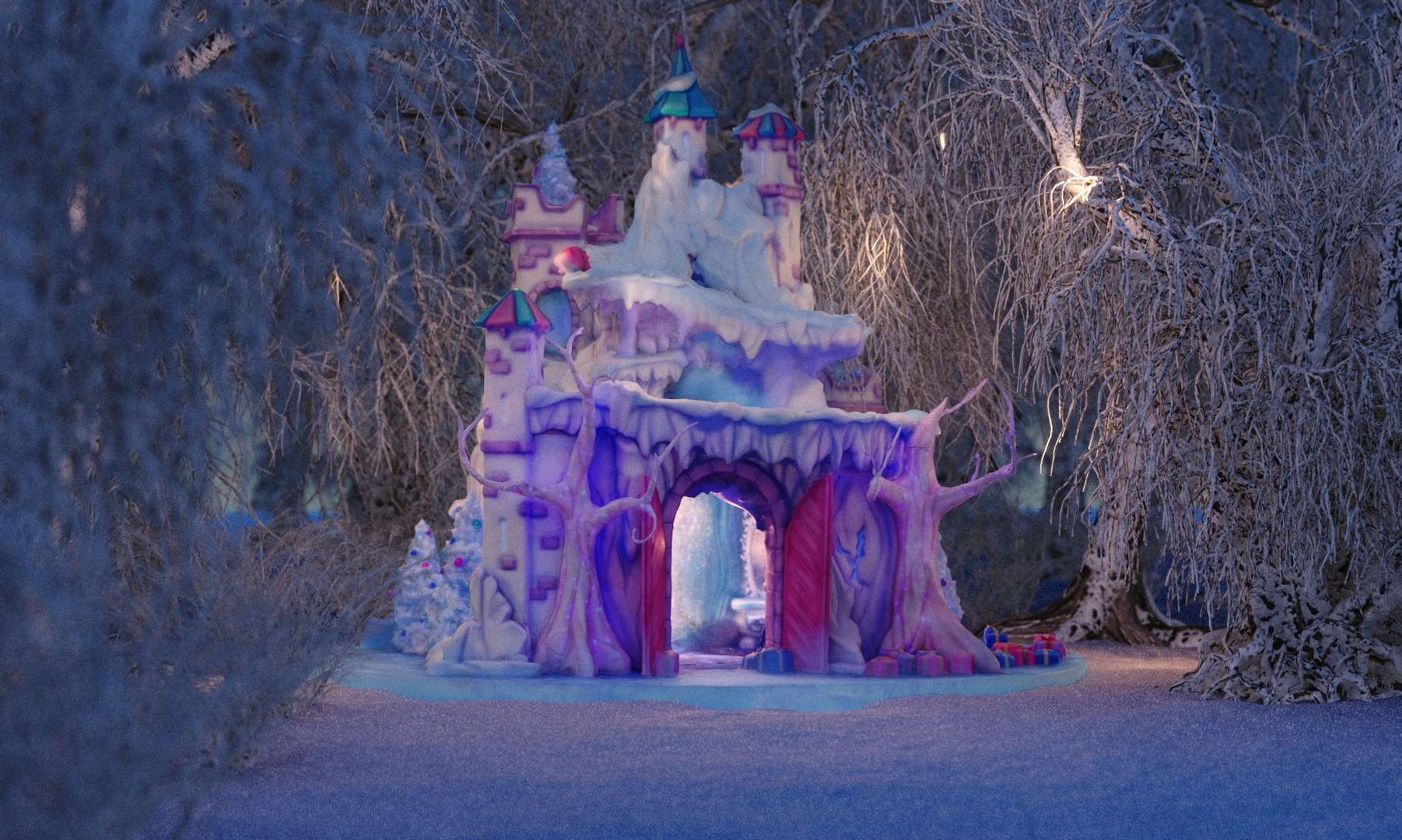 christmas forest 3D https://p.turbosquid.com/ts-thumb/ti/JP6G4U/TMdrswx8/675689989/jpg/1543535699/1920x1080/fit_q87/6871db67b2092b4aa2e28475fff40cec224e6097/675689989.jpg