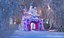 Christmas Forest  winter house