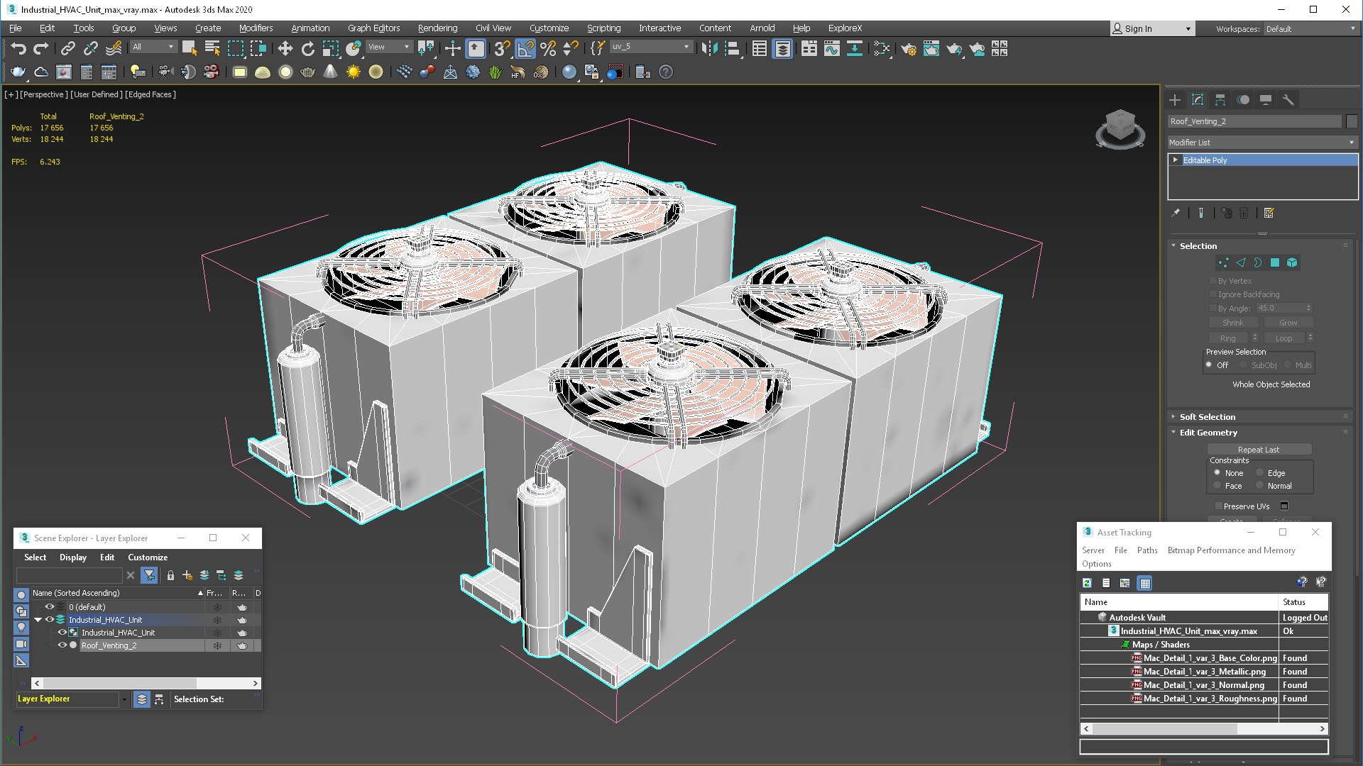 Industrial HVAC Unit 3D Model - TurboSquid 2314662