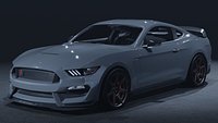 2020 Ford Mustang Shelby GT350R 3D Model  Track-Focused American Muscle Naturally Aspirated V8 Ico