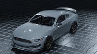 2020 Ford Mustang Shelby GT350R 3D Model  Track-Focused American Muscle Naturally Aspirated V8 Ico