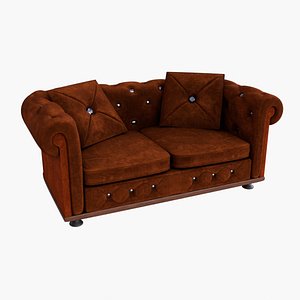 chesterfield sofa 3D model
