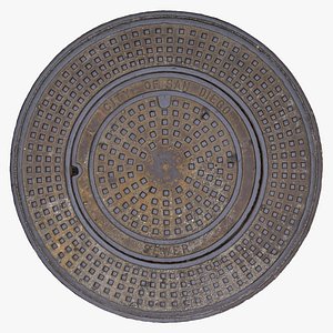 sewer cover 3D model