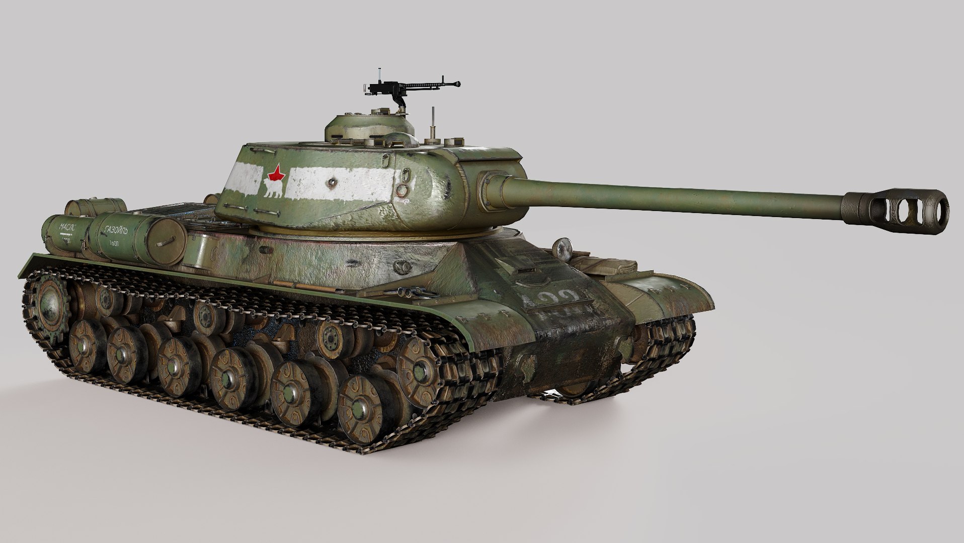 3D IS-2 Tank 3D Model - TurboSquid 2134681