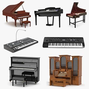 Musical Keyboard Instruments Collection 5