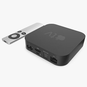 Apple TV 4K 3D model
