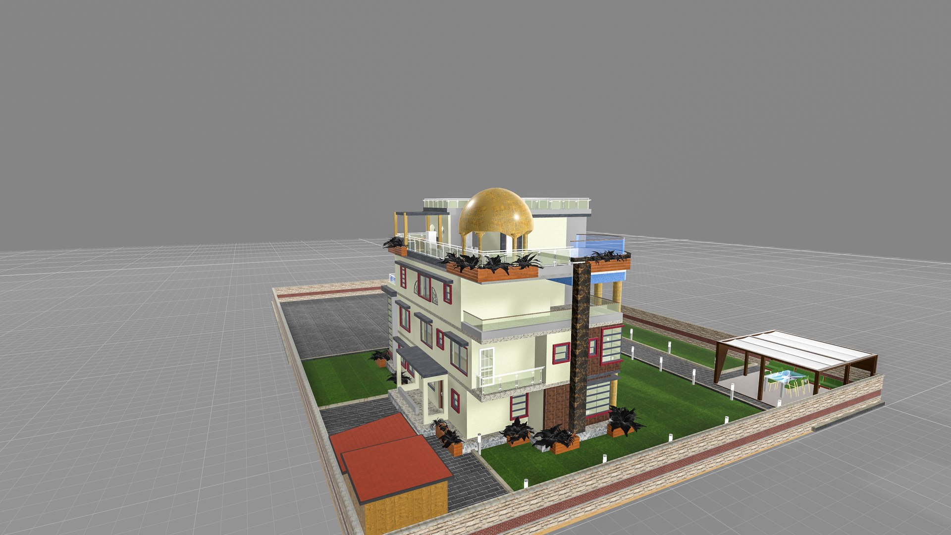 Modern Villa Exterior with Rooftop Terraces And Landscaping 3D model https://p.turbosquid.com/ts-thumb/ti/QYXh0l/RS/3/jpg/1780065502/1920x1080/fit_q87/bfd7eb8dfc9836b5c72c9de787223145b661b453/3.jpg