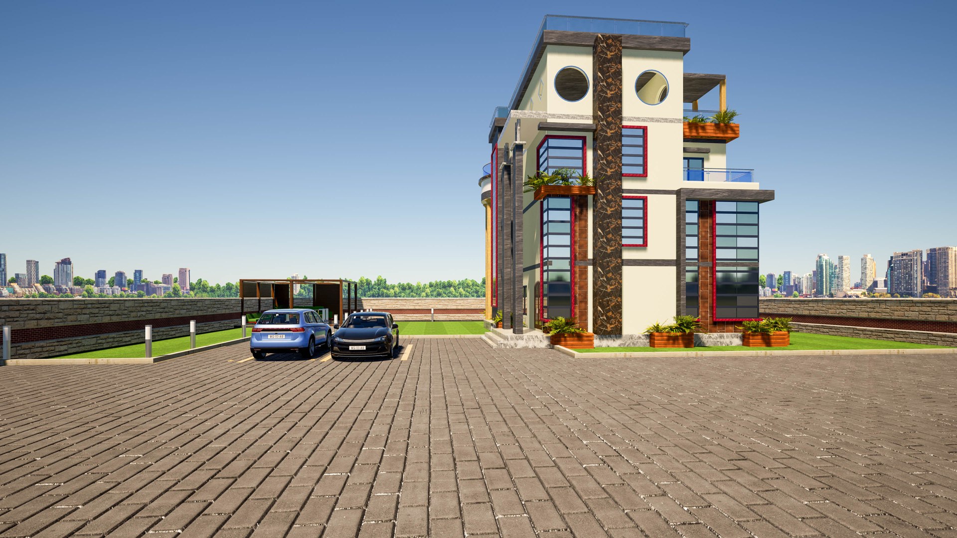 Modern Villa Exterior with Rooftop Terraces And Landscaping 3D model https://p.turbosquid.com/ts-thumb/ti/QYXh0l/S6/image2/jpg/1780065507/1920x1080/fit_q87/559ae867c333d342d228281bd9993a8d7cd5a26c/image2.jpg