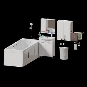 Bathroom furniture set