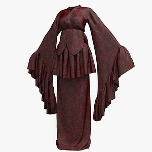 Female Kimono Robe 002 (8K PBR)