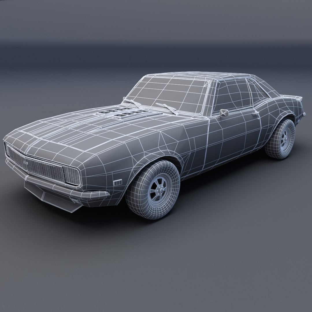 Chevrolet Camaro Ss 3d Max