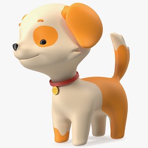 3D Cartoon Puppy Dog