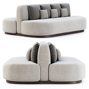 Stefa restaurant double side sofa SCD44 by Bpoint Design