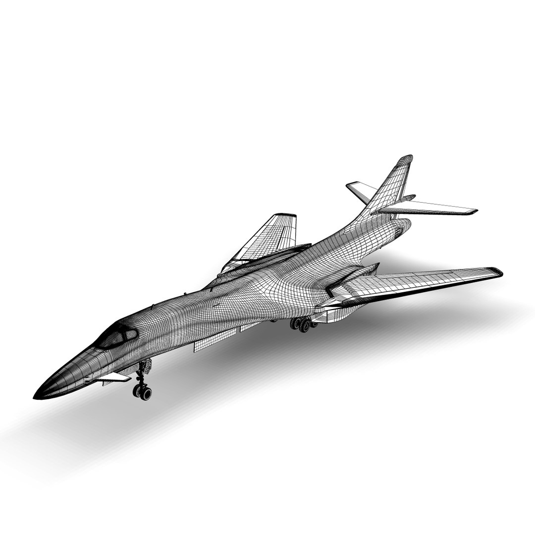 B-1b Lancer Usaf 3d Model