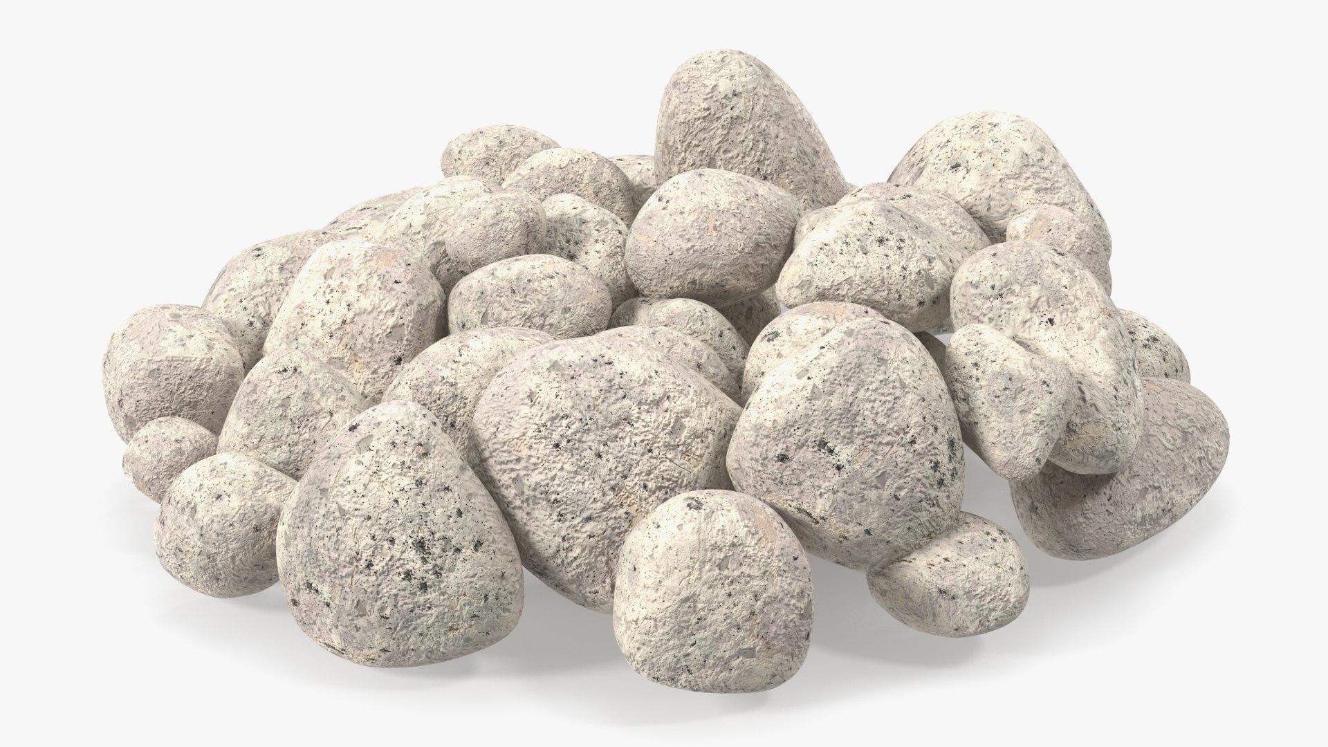 Grill Lava Rocks 3D model preview