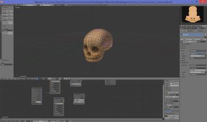 obj child head skull