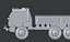 군용 차량 KamAZ-53501 저 폴리 3D 모델
