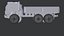 군용 차량 KamAZ-53501 저 폴리 3D 모델