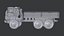 군용 차량 KamAZ-53501 저 폴리 3D 모델