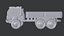 군용 차량 KamAZ-53501 저 폴리 3D 모델