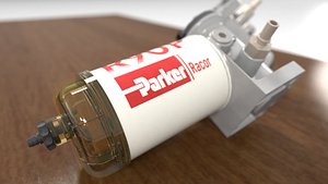 Parker Racor Diesel Filter 790R10 - R90P Low-poly