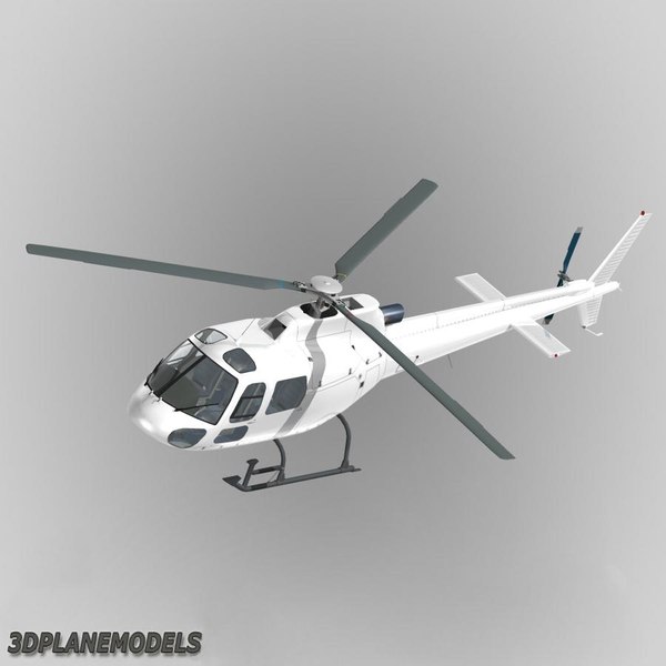 Modelo 3d Eurocopter As350 Genérico Blanco - Turbosquid 399718