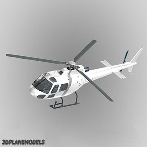 Eurocopter AS350 Generic white