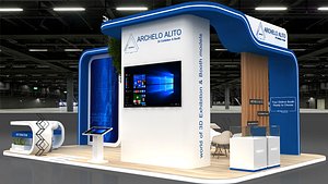 exhibition stall -410 3D