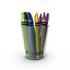 3D Crayons In Cup