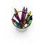 3D Crayons In Cup
