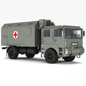 3D model 3D  Kraz Ambulance